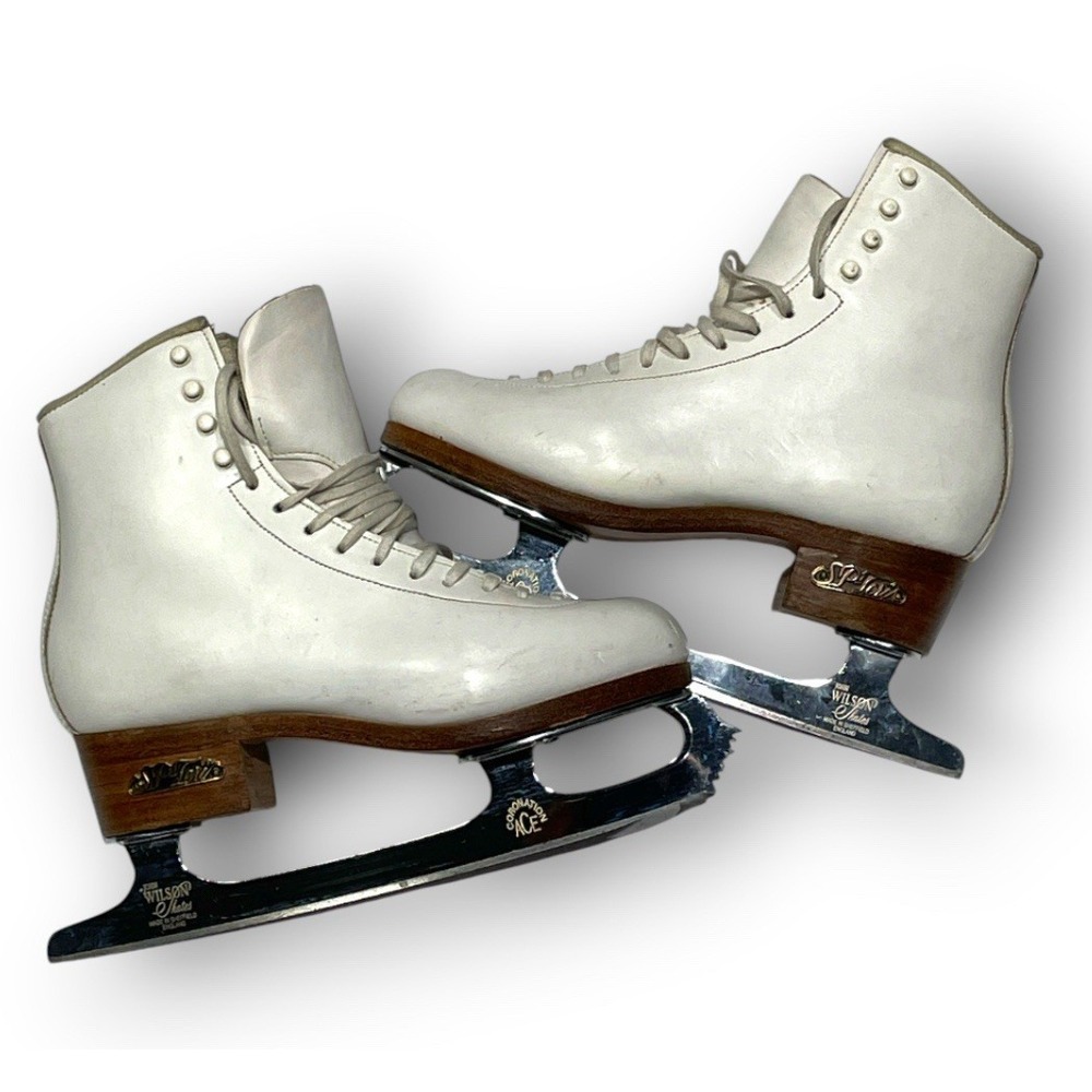 SP-Teri Super Teri Deluxe 550 Ice Skates Sz 7A John Wilson Coronation Ace 9.75